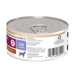 Picture of Hills Prescription Diet I/D Digestive Care Low Fat Stew Wet Dog Food- 24x5.5oz