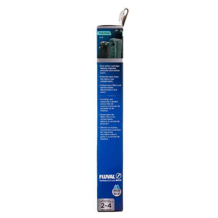 Picture of FLUVAL U4 POLY/CARBON CARTRIDGE (A492) - 2/pk