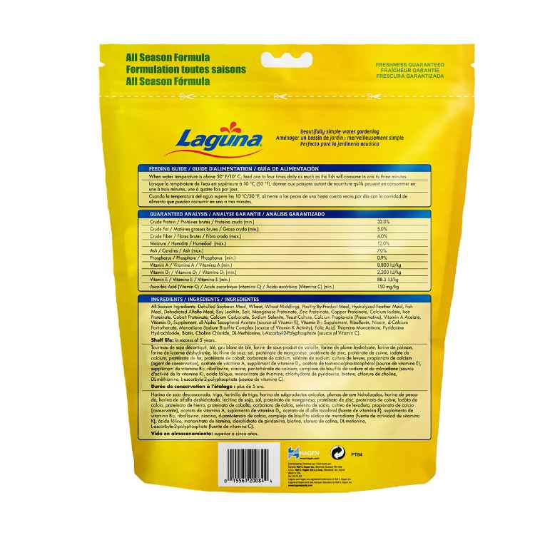 Picture of LAGUNA ALL SEASON GOLD FISH & KOI FOOD (PT84) - 2kg/4.4lbs