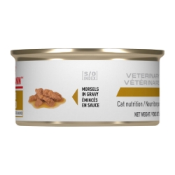 Picture of Royal Canin Veterinary Diet URINARY SO Moderate Calorie Morsels In Gravy Wet Cat Food - 24 X 85gm cans