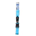 Picture of COLLAR CANINE ROGZ UTILITY LANDING STRIP Turquoise - 1- 5/8in x 19.5-31.5in