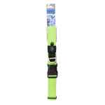 Picture of COLLAR CANINE ROGZ UTILITY LANDING STRIP Lime Green - 1- 5/8in x 19.5-31.5in