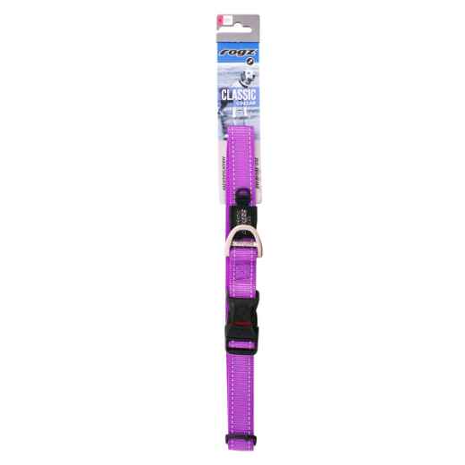 Picture of COLLAR CANINE ROGZ UTILITY LUMBERJACK Purple - 1in x 17-27.5in