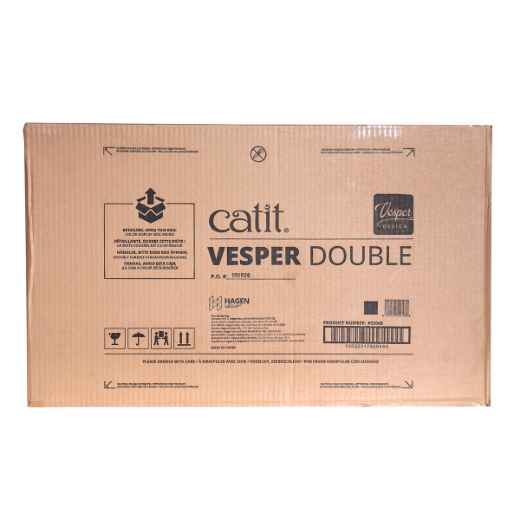 Picture of CAT FURNITURE VESPER V-DOUBLE Walnut (52048)