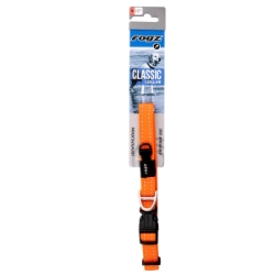 Picture of COLLAR CANINE ROGZ UTILITY SNAKE Orange - 5/8in x 10-16in