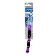 Picture of COLLAR CANINE ROGZ UTILITY NITELIFE Purple - 3/8in x 8-12in