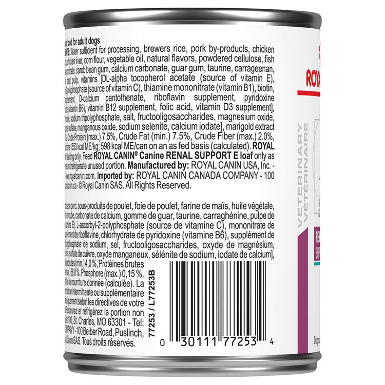 Picture of CANINE RC RENAL SUPPORT E LOAF - 12 x 385gm cans
