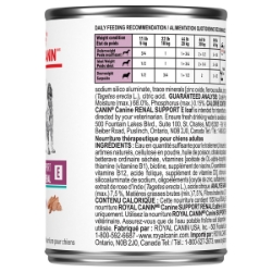 Picture of Royal Canin Veterinary Diet RENAL SUPPORT E Loaf Wet Dog Food - 12 X 385gm cans