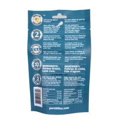 Picture of TREAT PUREBITES FELINE Chicken & Lamb Liver - 0.98oz/ 28g