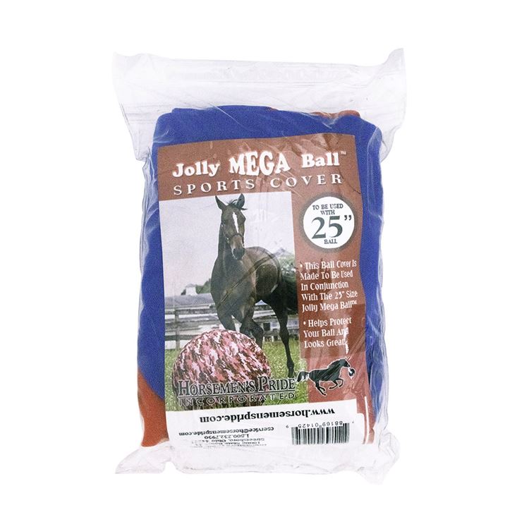 Picture of JOLLY BALL EQUINE JOLLY MEGA BALL Cover Red/Blue Soccer Ball - 25in