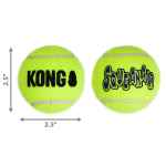 Picture of TOY DOG KONG AIRDOG SQUEAKAIR BALL Medium 2.5in - 3/pk