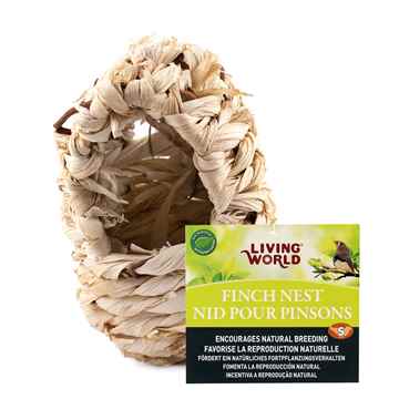 Picture of LIVING WORLD AVIAN SMALL MAIZE PEEL BIRD NEST for Finches (82013)
