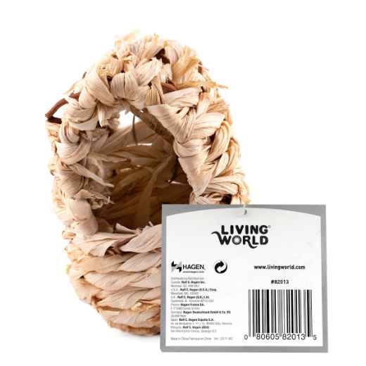 Picture of LIVING WORLD AVIAN SMALL MAIZE PEEL BIRD NEST for Finches (82013)