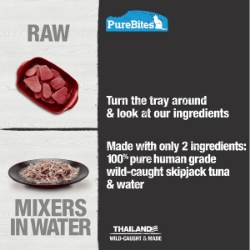 Picture of FELINE PUREBITES WILD TUNA in WATER - 12 x 1.76oz / 50g