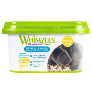 Show details for TREAT CANINE Whimzees Variety Pack Medium  - 28/pc Picture of TREAT CANINE Whimzees Variety Pack Medium  - 28/pc