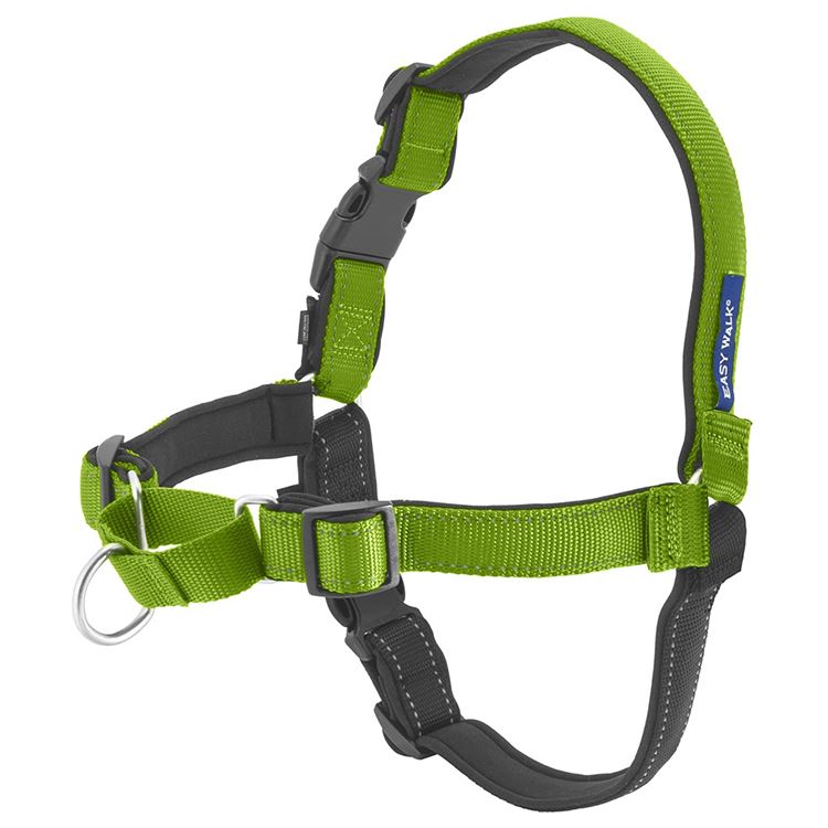 Picture of HARNESS CANINE EASY WALK DELUXE NO PULL Apple Green - Large