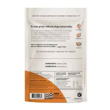 Show details for CRUMPS NATURALS SWEET POTATO CHEWS - 21.6oz / 612g Picture of CRUMPS NATURALS SWEET POTATO CHEWS - 21.6oz / 612g