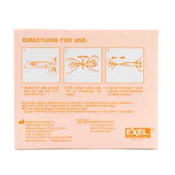 Picture of NEEDLE DISPOSABLE EXEL 25g x 5/8in (PH) - 100s