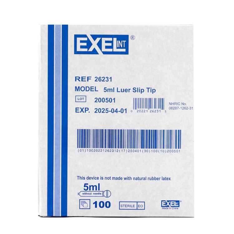 Picture of SYRINGE EXEL 5cc LS - 100s