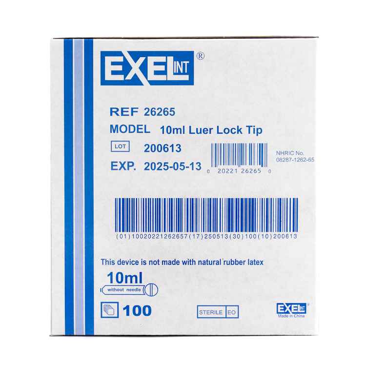 Picture of SYRINGE EXEL 10cc LL - 100s