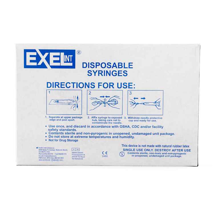 Picture of SYRINGE EXEL 10cc LL - 100s