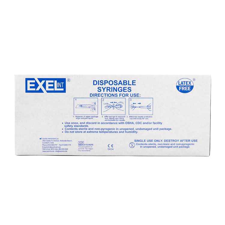 Picture of SYRINGE EXEL 20cc LL - 50s