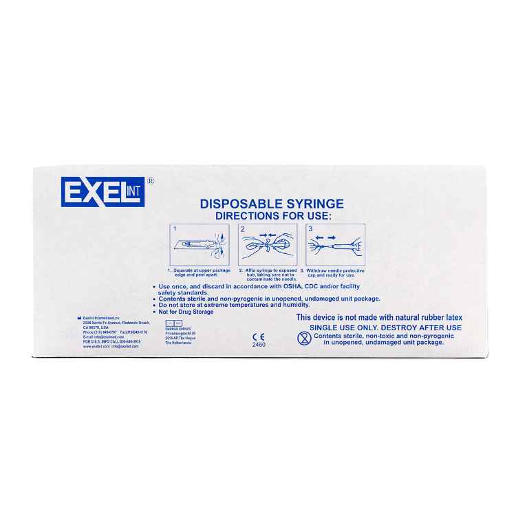 Picture of SYRINGE EXEL 30cc LL - 50s