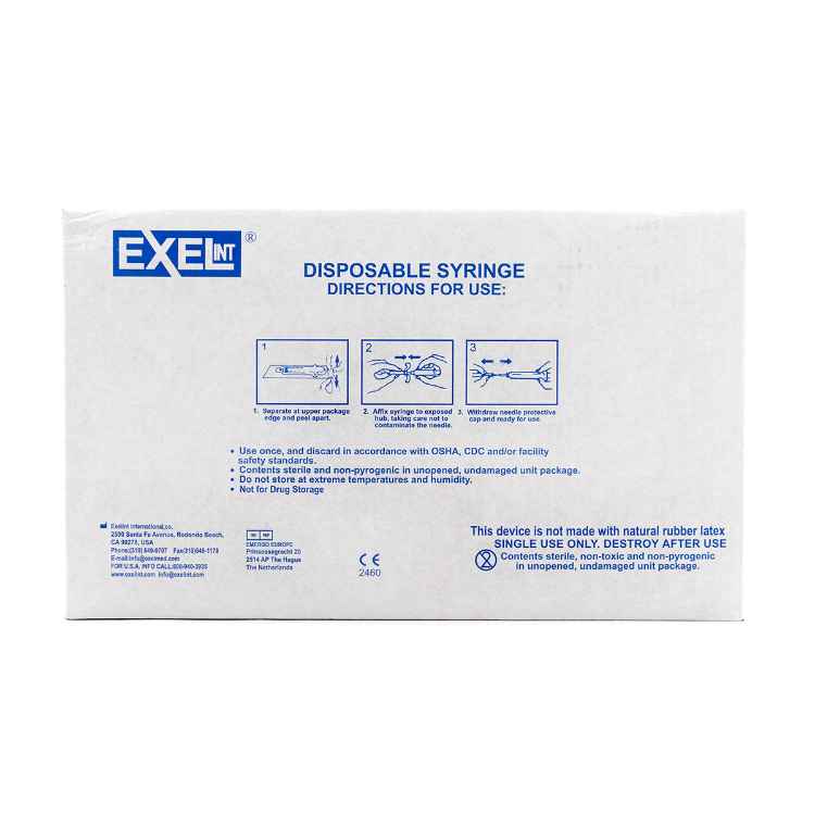 Picture of SYRINGE EXEL 30cc LS ECCENTRIC- 50s