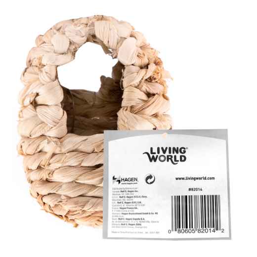 Picture of LIVING WORLD AVIAN LARGE MAIZE PEEL BIRD NEST for Finches (82014)