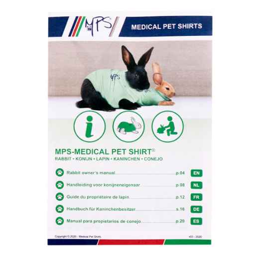 Picture of MEDICAL PET SHIRT XSMALL RABBIT