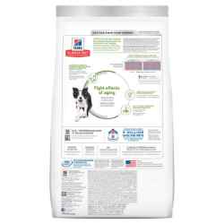 Picture of Hills Science Diet Adult 7+ Yr Senior Vitality Chicken Dry Dog Food- 21.5lb/9.75kg
