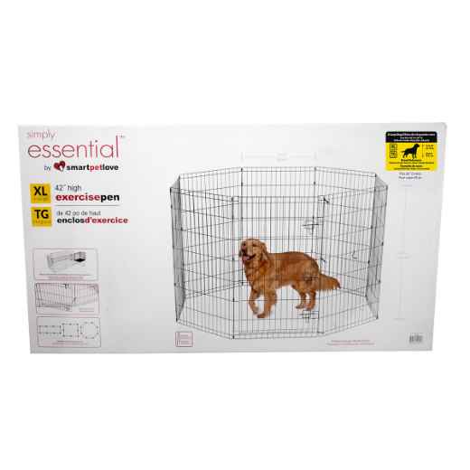 Picture of EXERCISE PEN Simply Essential BLACK X-Large - 8 panels 24inW x 42inH