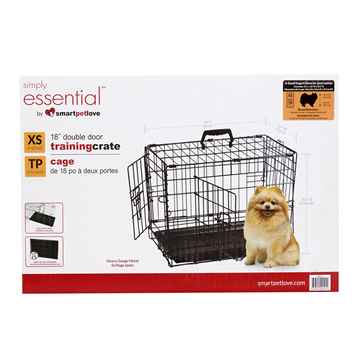 Picture of TRAINING CRATE Simply Essential DBL DOOR X Small - 18inL x 12inW x 14.5inH