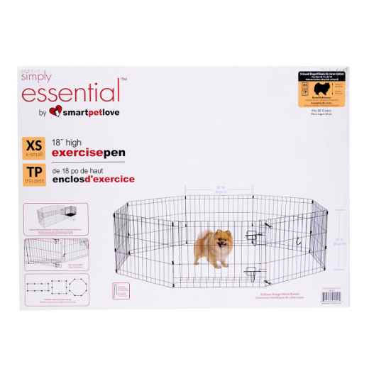 Picture of EXERCISE PEN Simply Essential BLACK X Small - 8 panels 24inW x 18inH