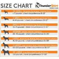 Picture of CLOTHING K/9 Thundershirt Sport (chest 25-30in weight 41-64lbs)Platinum - Large