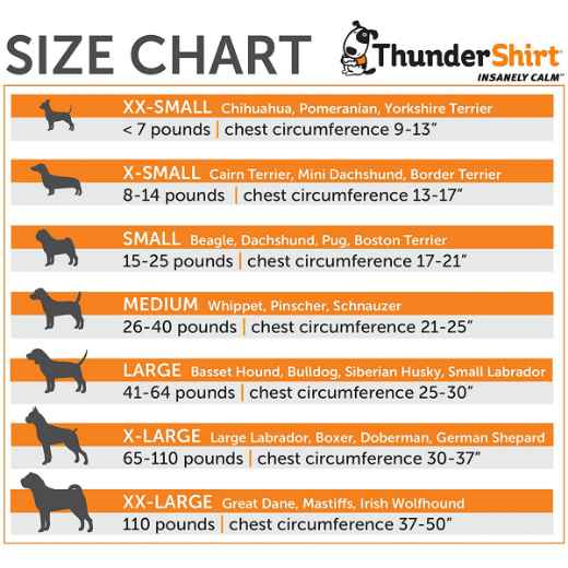 Picture of CLOTHING K/9 Thundershirt Sport (chest 25-30in weight 41-64lbs)Platinum - Large