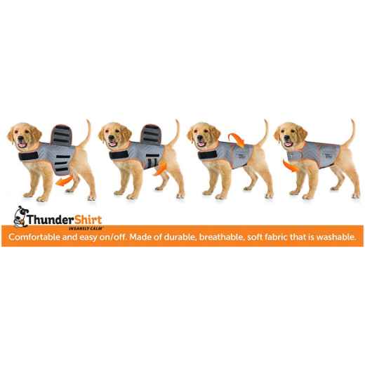 Picture of CLOTHING K/9 Thundershirt Sport (chest 25-30in weight 41-64lbs)Platinum - Large