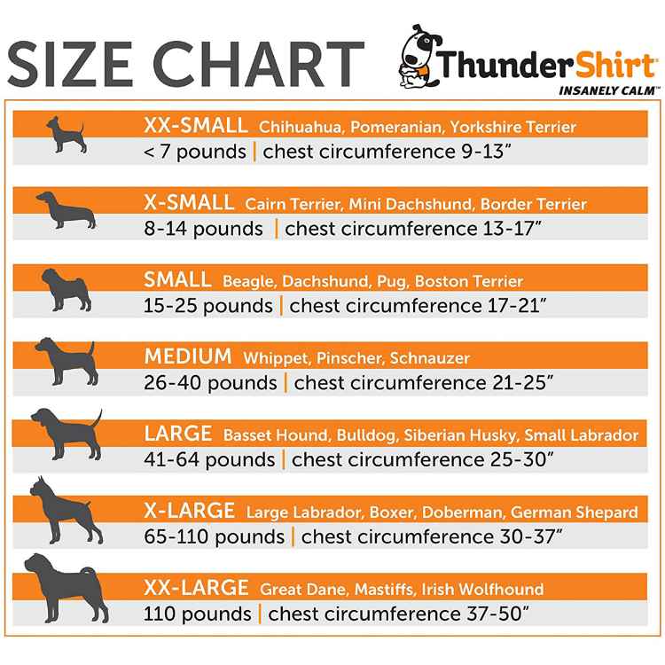 Picture of CLOTHING K/9 Thundershirt Sport (chest 30-37in weight 65-110lbs)Platinum - X Large