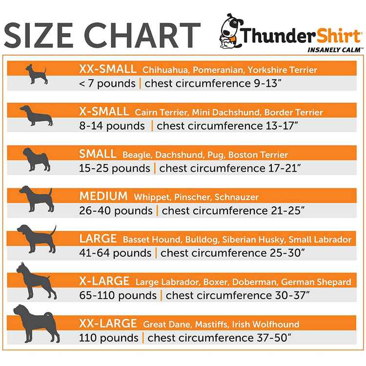 Picture of CLOTHING K/9 Thundershirt Sport (chest 9-13in weight under 7lbs) Platinum - XX Small