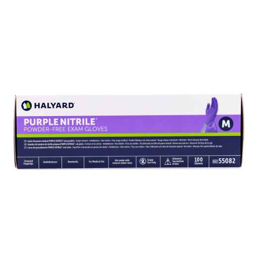 Picture of GLOVES EXAM KC PURPLE NITRILE PF MEDIUM - 100's