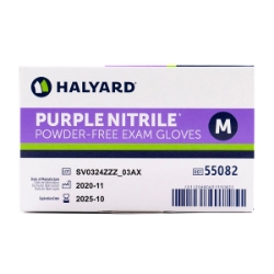 Picture of GLOVES EXAM KC PURPLE NITRILE PF MEDIUM - 100's
