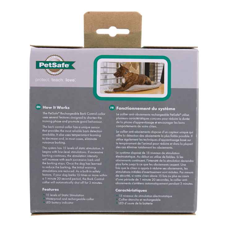 Picture of PETSAFE RECHARGEABLE STATIC BARK CONTROL COLLAR 15 Levels