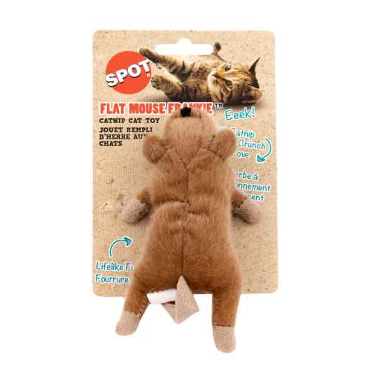 Picture of TOY CAT SPOT Flat Mouse Frankie with Catnip Assorted - 5.5in