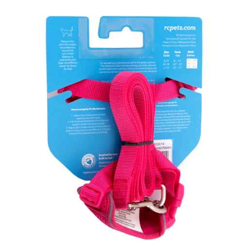 Picture of LEAD AND HARNESS COMBO FELINE RC ADVENTURE KITTY Small - Raspberry