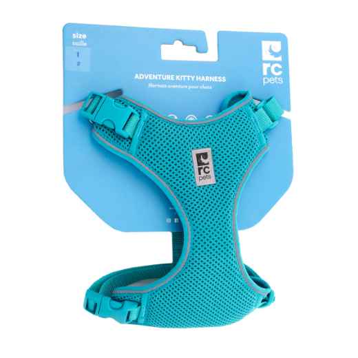 Picture of LEAD AND HARNESS COMBO FELINE RC ADVENTURE KITTY Large - Teal