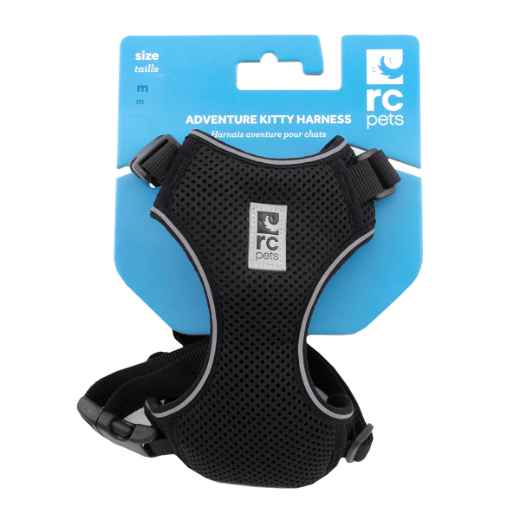 Picture of LEAD AND HARNESS COMBO FELINE RC ADVENTURE KITTY Medium - Black