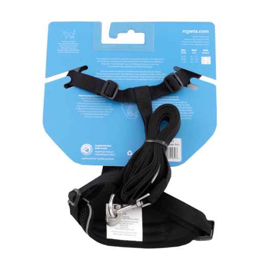 Picture of LEAD AND HARNESS COMBO FELINE RC ADVENTURE KITTY Large - Black