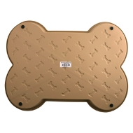 Picture of BELLA SPILL PROOF DOG BONE SHAPED MAT Large- Tan