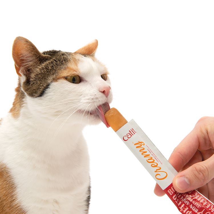 Picture of TREAT CATIT CREAMY LICKABLES Salmon Flavor - 5 x 15g