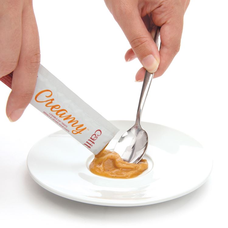 Picture of TREAT CATIT CREAMY LICKABLES Salmon Flavor - 5 x 15g
